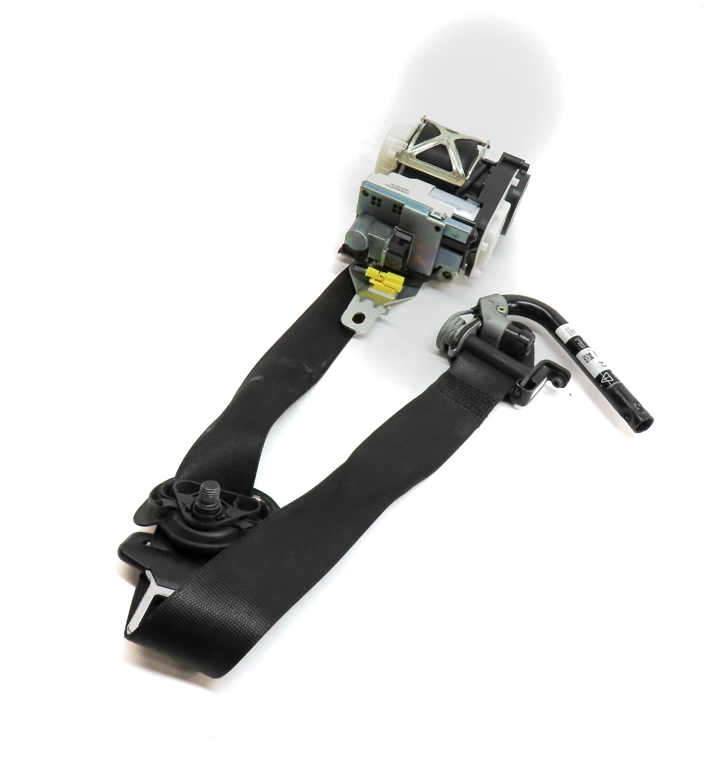 12-16 MERCEDES GL CLASS W166 X166 FRONT LEFT DRIVER SEATBELT RETRACTOR (Black) — exact item pictured